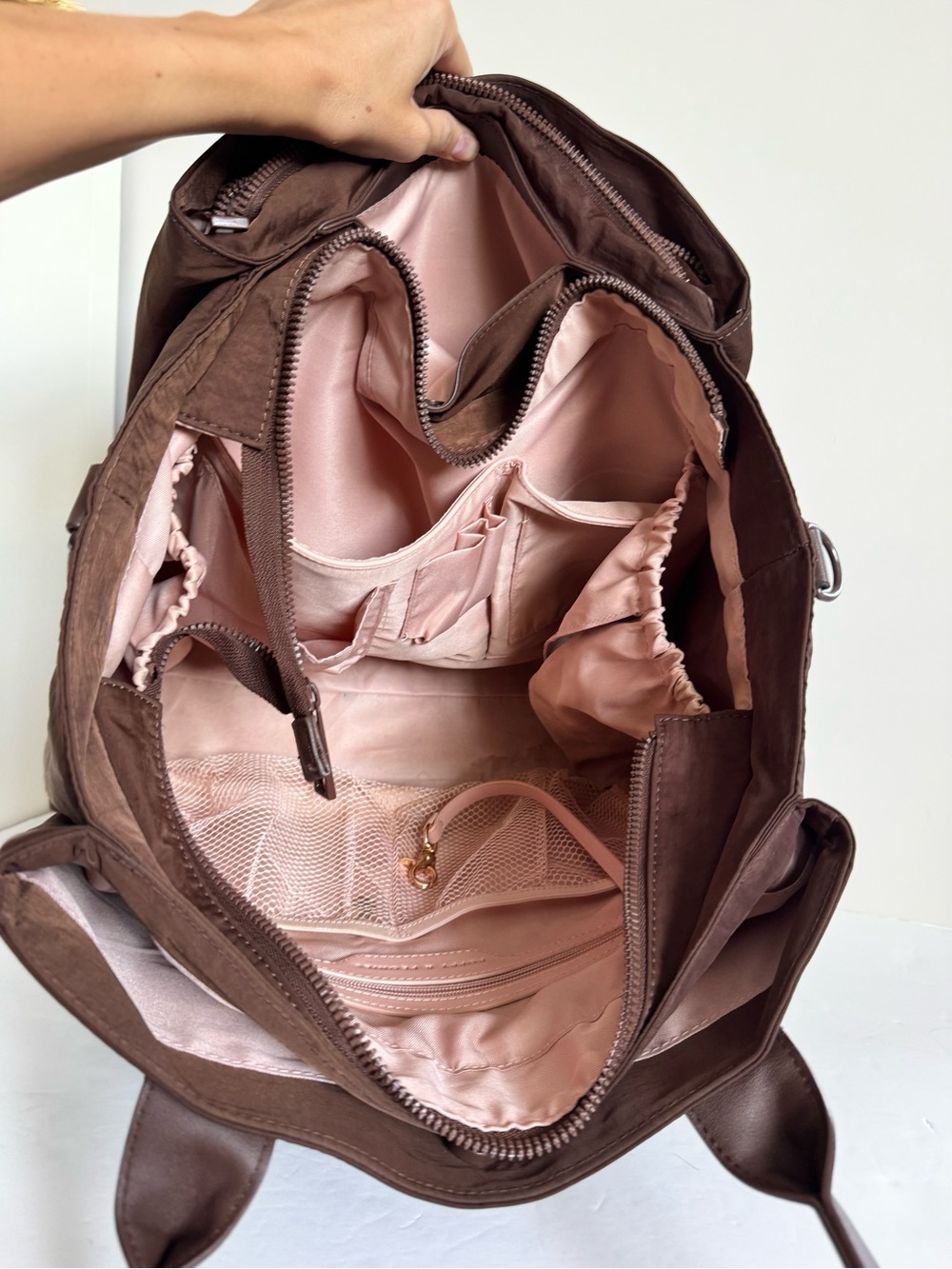 Poppy & Peonies Daily Tote in Espresso - Picture 14 of 16